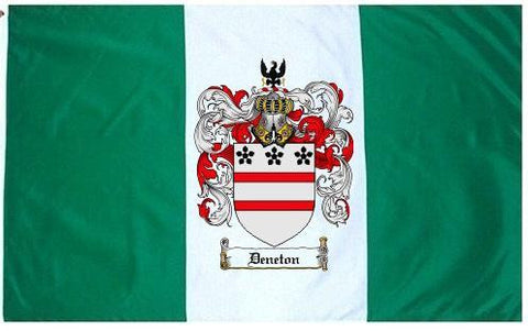 Deneton family crest coat of arms flag