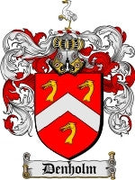 Denholm coat of arms family crest download