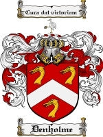 Denholme coat of arms family crest download