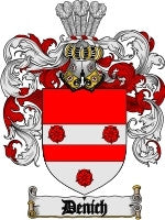 Denich coat of arms family crest download