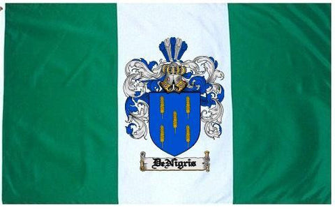 Denigris family crest coat of arms flag