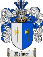 Denner coat of arms family crest download