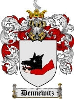 Dennewitz coat of arms family crest download