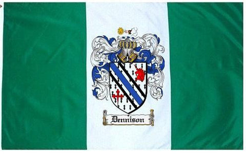 Dennison family crest coat of arms flag