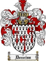Denniss coat of arms family crest download