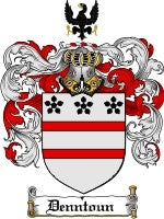 Denntoun coat of arms family crest download