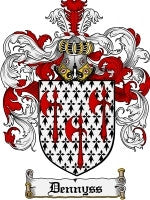 Dennyss coat of arms family crest download