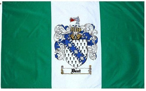 Dent family crest coat of arms flag