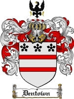 Dentown coat of arms family crest download