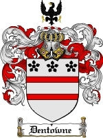 Dentowne coat of arms family crest download