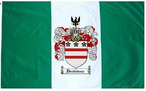Dentowne family crest coat of arms flag