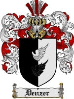 Denzer coat of arms family crest download