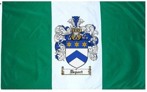 Deport family crest coat of arms flag