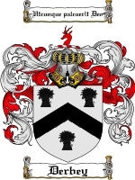 Derbey coat of arms family crest download