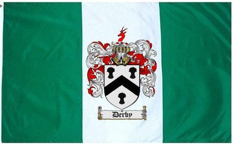 Derby family crest coat of arms flag