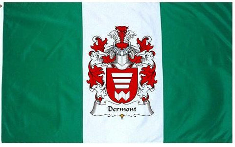 Dermont family crest coat of arms flag