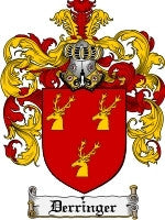 Derringer coat of arms family crest download