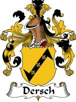 Dersch coat of arms family crest download