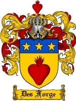 Des'Forge coat of arms family crest download