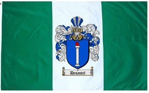 Desautel family crest coat of arms flag