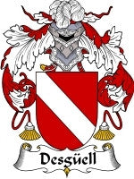 Desguell coat of arms family crest download