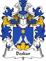 Deskur coat of arms family crest download