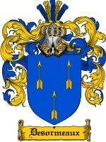 Desormeaux coat of arms family crest download