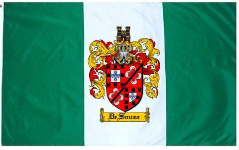 Desouza family crest coat of arms flag