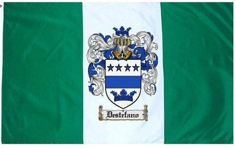 Destefano family crest coat of arms flag