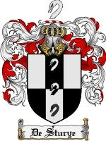 Destury coat of arms family crest download