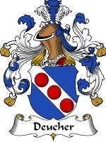 Deucher coat of arms family crest download