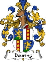 Deuring coat of arms family crest download