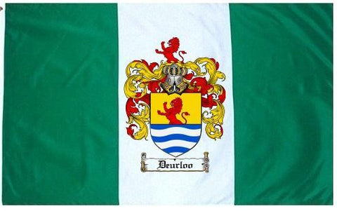 Deurloo family crest coat of arms flag