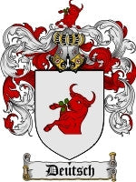 Deutsch coat of arms family crest download