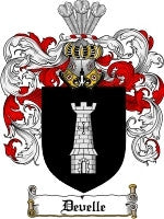Develle coat of arms family crest download