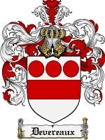 Devereaux coat of arms family crest download