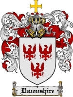 Devonshire coat of arms family crest download