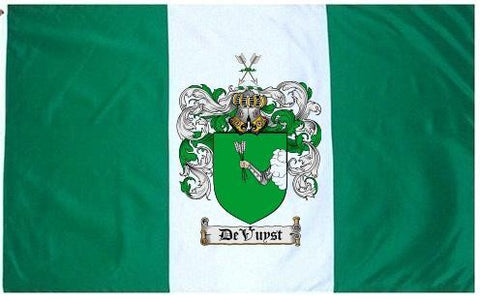 Devuyst family crest coat of arms flag