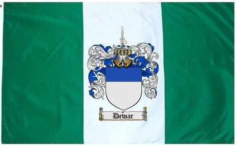 Dewar family crest coat of arms flag