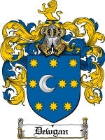 Dewgan coat of arms family crest download