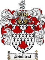Dewhirst coat of arms family crest download