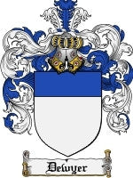 Dewyer coat of arms family crest download