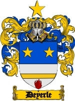 Deyerle coat of arms family crest download