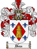 Deza coat of arms family crest download