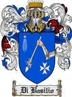 Di'Basilio coat of arms family crest download