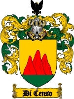 Di'Censo coat of arms family crest download