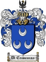 Di'Crescenzo coat of arms family crest download