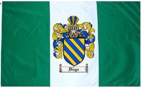 Diago family crest coat of arms flag
