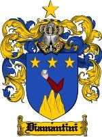 Diamantini coat of arms family crest download