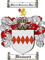 Diamont coat of arms family crest download
